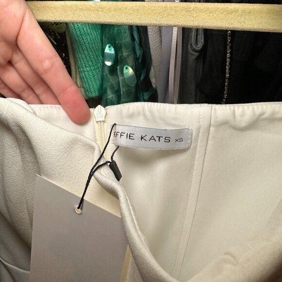 Effie Kats Meline Midi Dress - Ivory - Picture 6 of 7